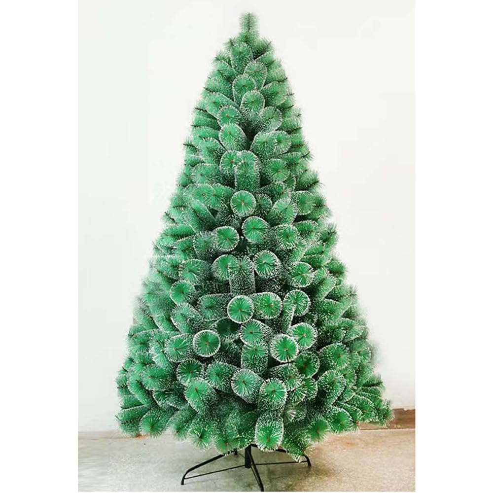 PLUS HOME Árbol de Navidad nevado con Base Soporte metálica tamaño210Cm(285Puntas) Pino con Nieve Blanco