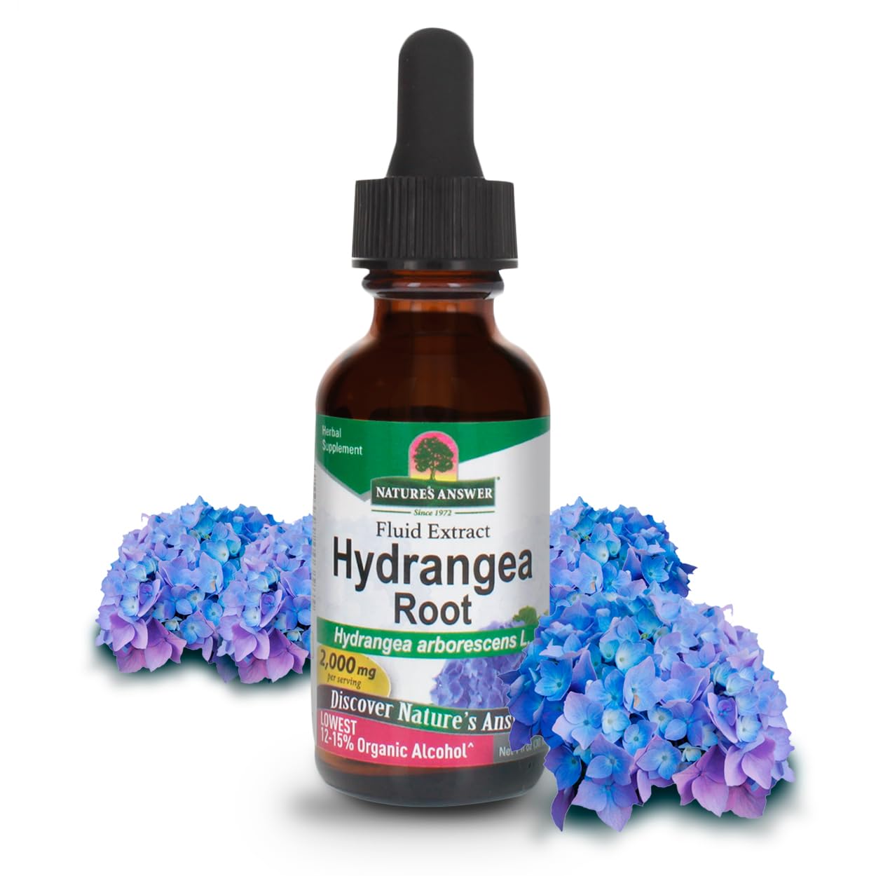 Amazon.com: Nature's Answer Hydrangea Root with Organic Alcohol, 1