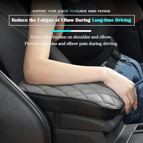 Miniatura 2 de DURASIKO Funda para Consola Central de Coche, Cojín de Espuma Viscoelástica para Reposabrazos de Auto, Almohadilla para Reposabrazos de Auto, Diseño