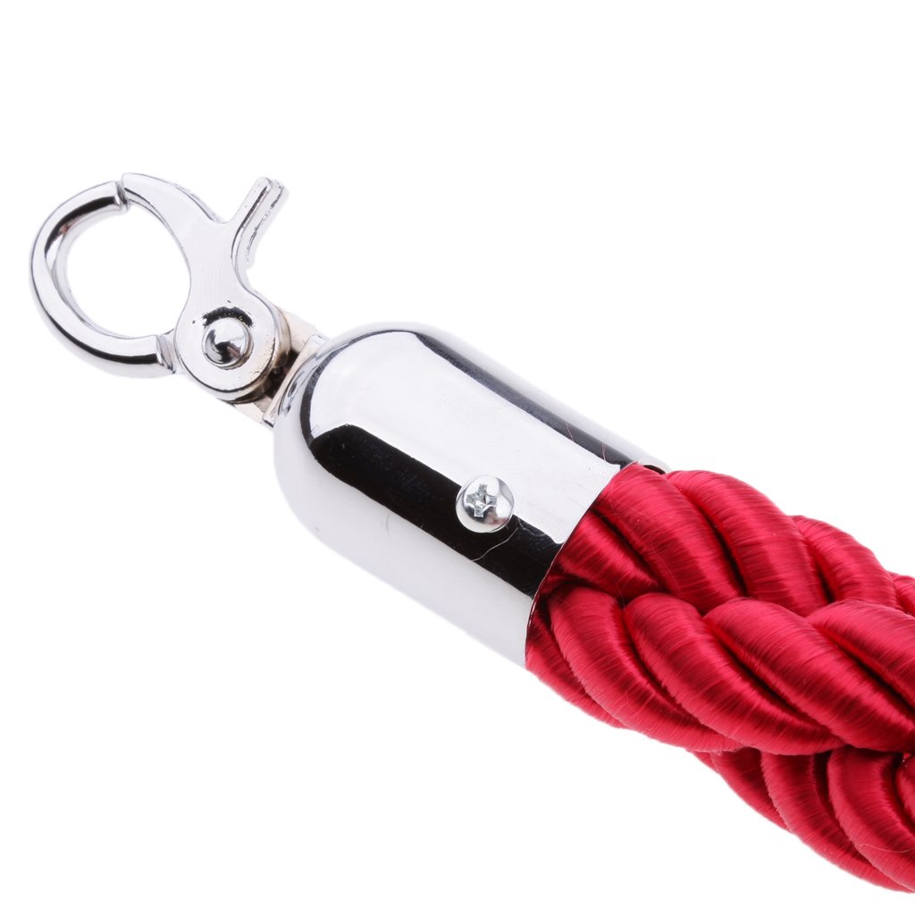 Nylon Handlaufseil Absperrseil 32mm, Rot, 2m