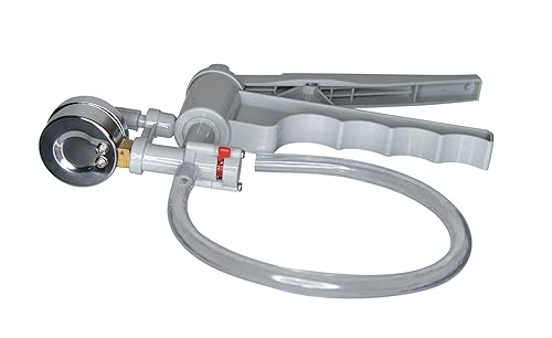 4-2061 Bomba de vacío, con manómetro, con desplazamiento de 58 cuartos de galón de aire.