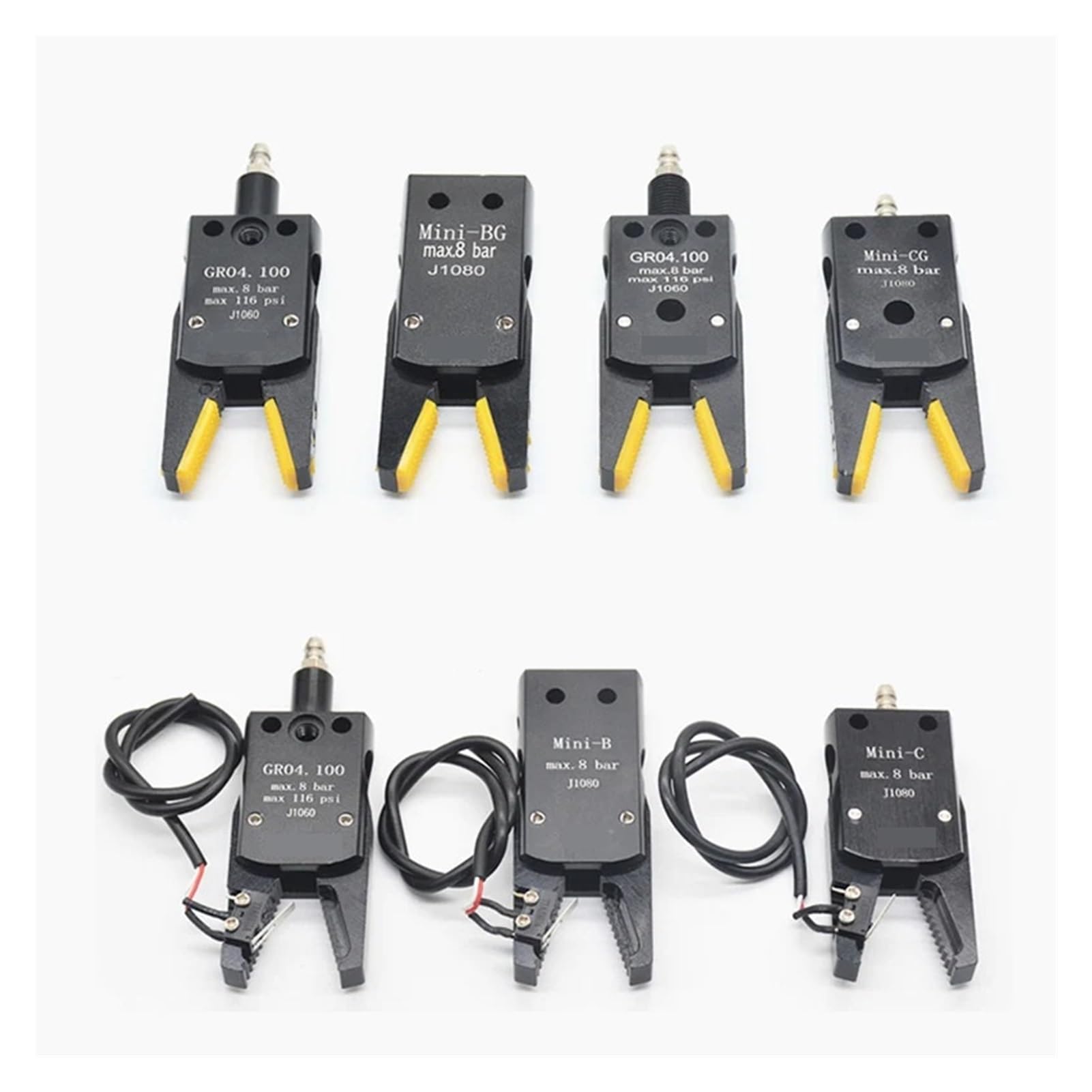 Manipolatore Mini Fixture Robot industriali Accessori Dispositivo meccanico Beccuccio 'acqua Clip pneumatico J1080 Manipolatore MINI Pinza Allargare(MINI-DL)
