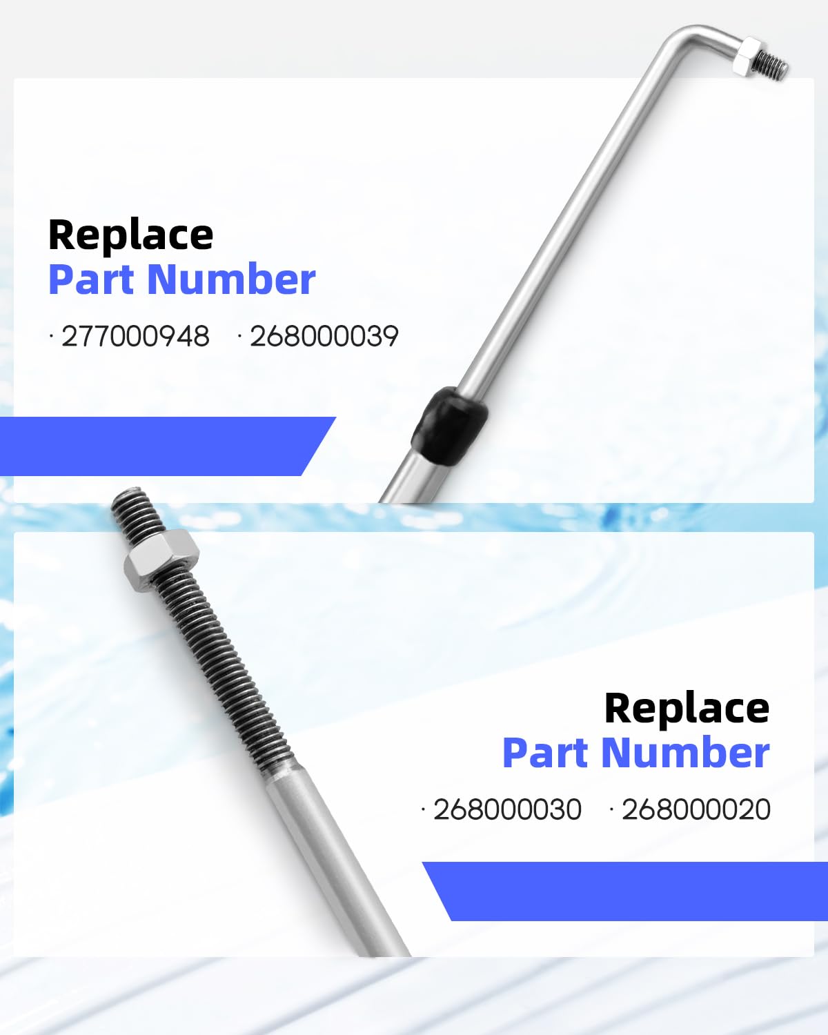 Cable de marcha atrás compatible con Sea-Doo GTX RXT Wake Pro, reemplazo 277000948 268000039 268000030 268000020