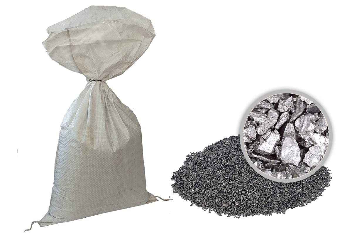 25 kg, SAPI Hartguss kantig Strahlmittel, G34 (0,8-1,2 mm), Körnung, Papiersack, Premium Strahlmittel zur Oberflächenbehandlung