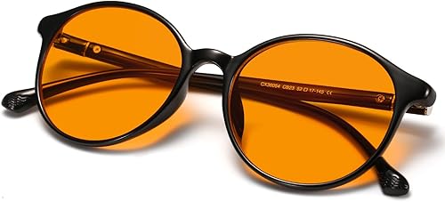 LIKSMU Gafas de bloqueo de luz azul para computadora, juegos, TV, teléfono, lentes de dormir para mujeres y hombres, filtro profesional antifatiga