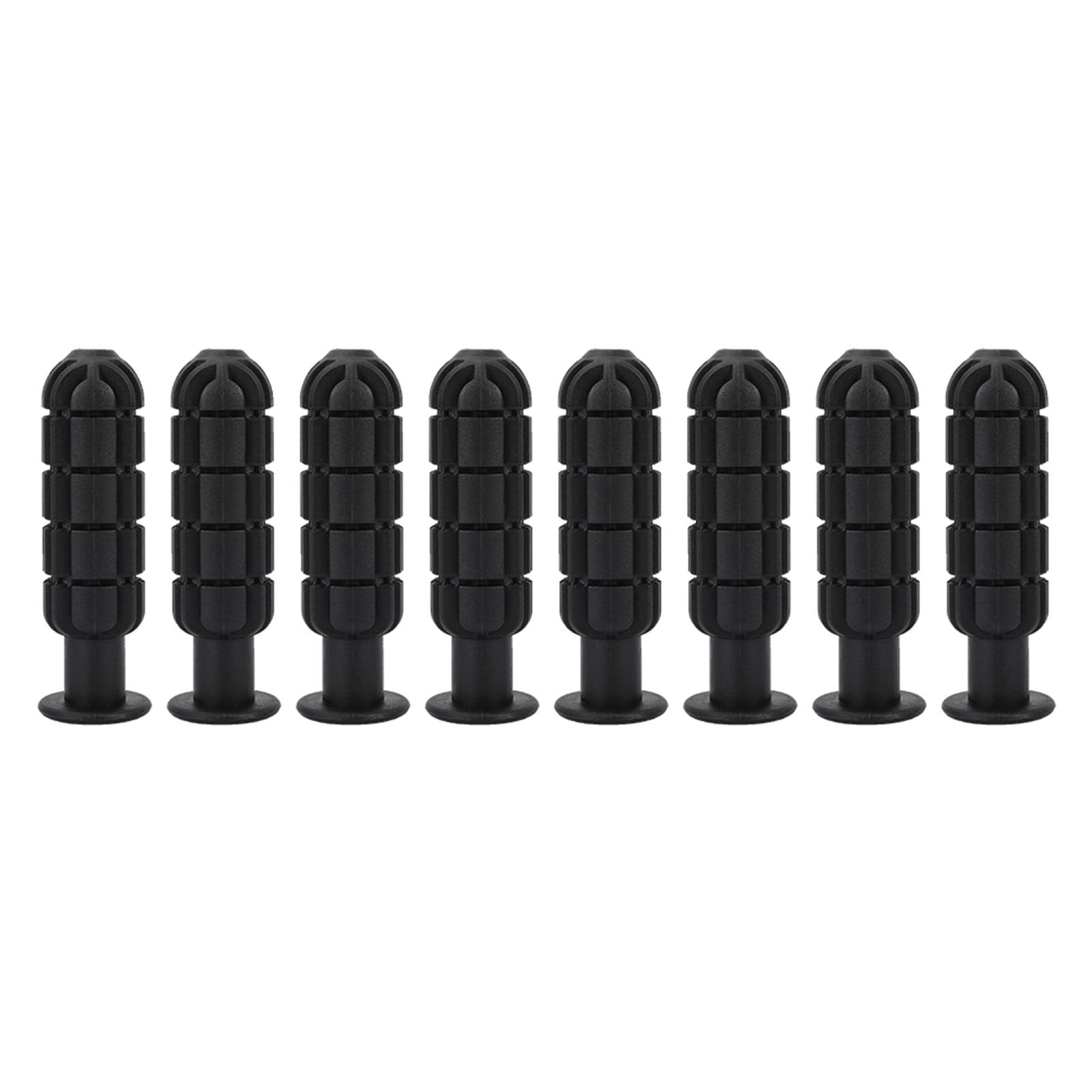 Dioche 8pcs Table Soccer Plastic Handle Grip Nonslip Kids Football Replacement Parts Football Game Rod Handles Stick for Children