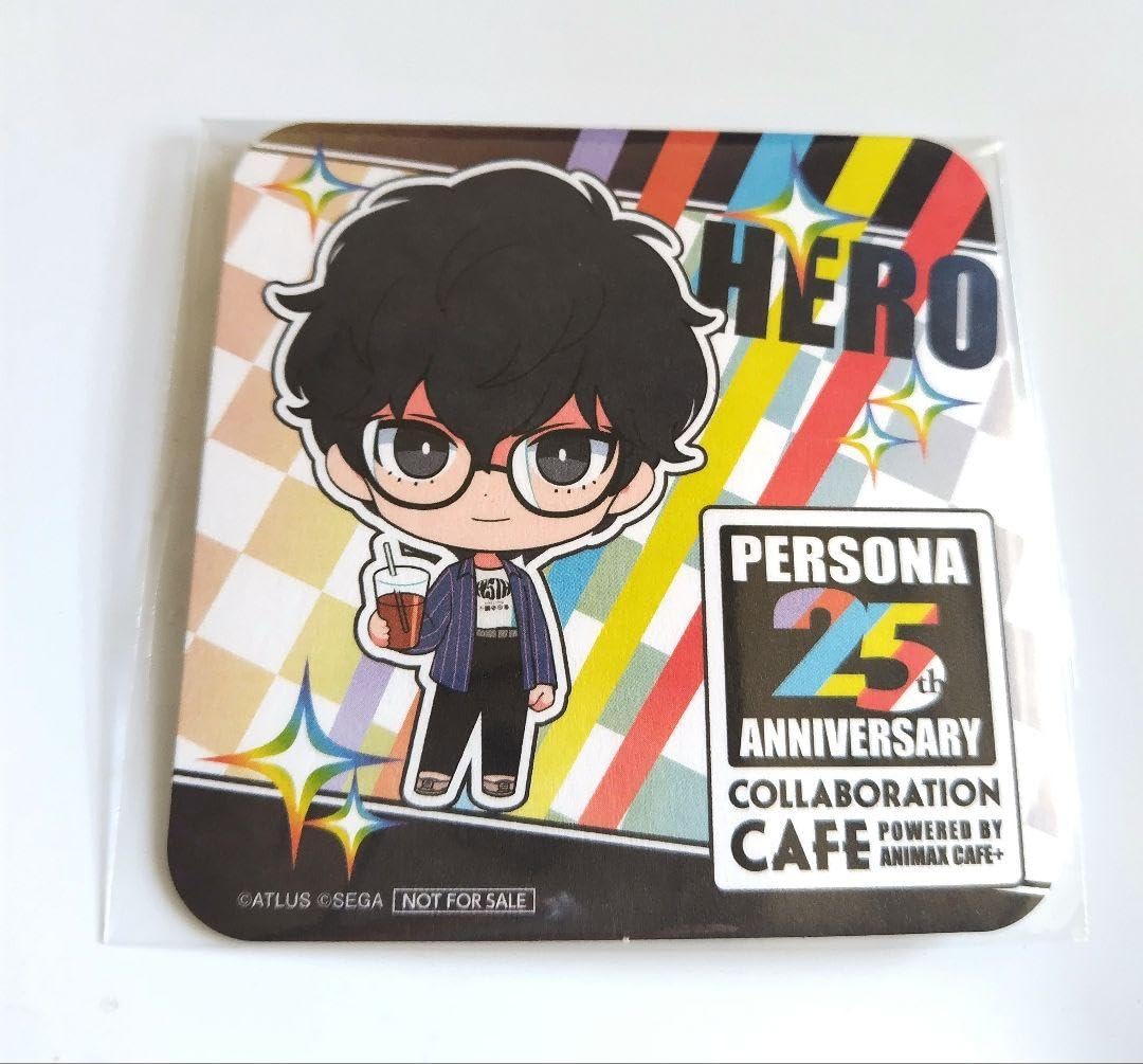 Amazon.co.jp: ペルソナ 5 ANIM Cae コースター 主人公 : ホーム