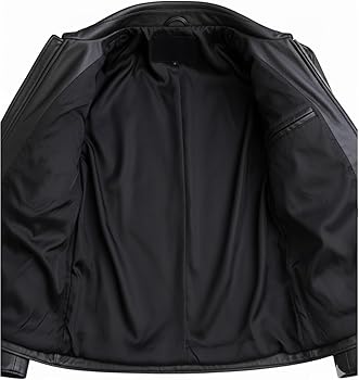 Gamer Classic Six Pockets Black Leather Jacket (XXS) at Amazon