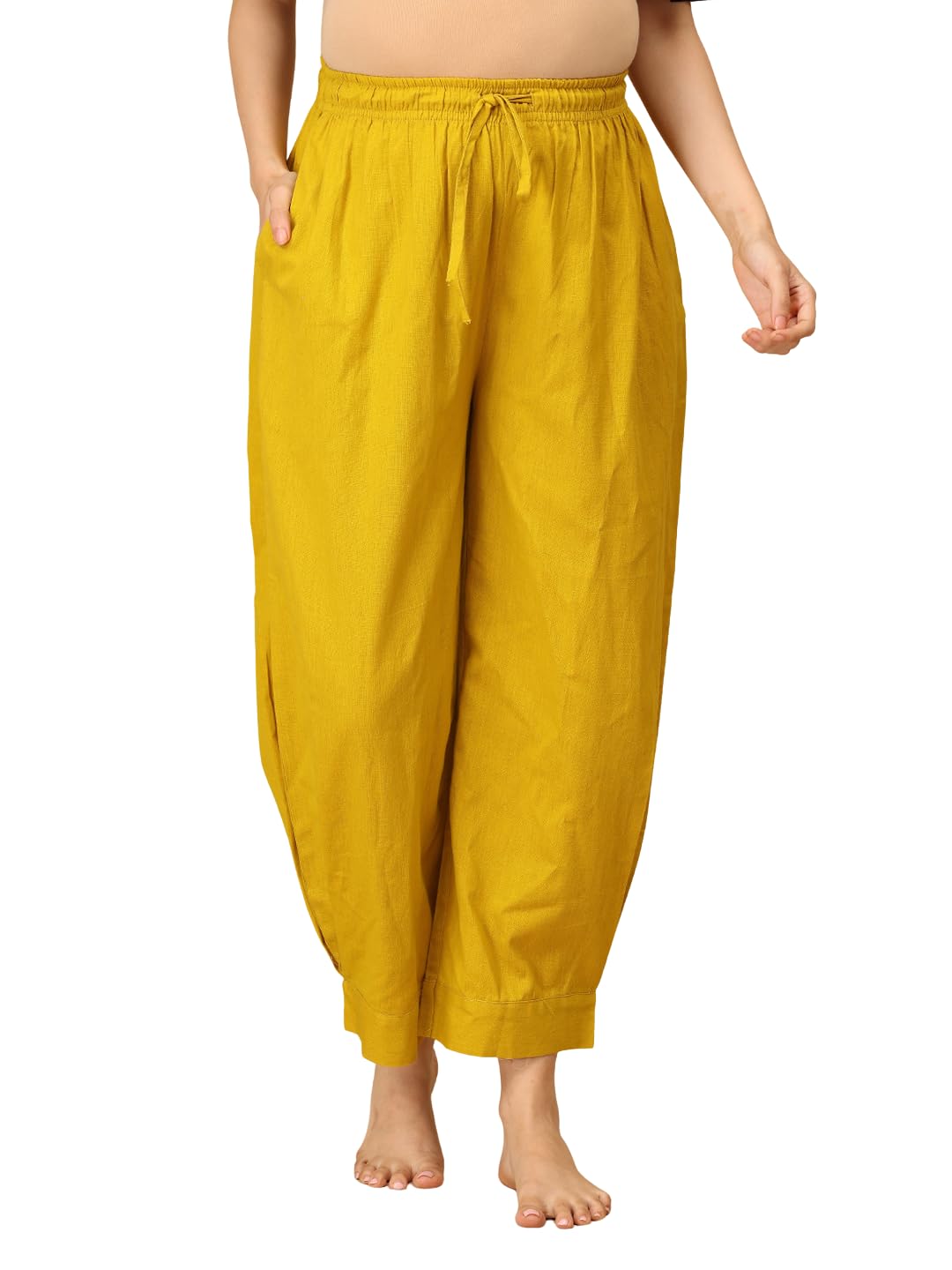 Maternity Lounge Pants | Cotton | Pre and Post Pregnancy | Stylish Bottom Wears | Elasticated Waist Band | Trendy Trousers for Women-image-41