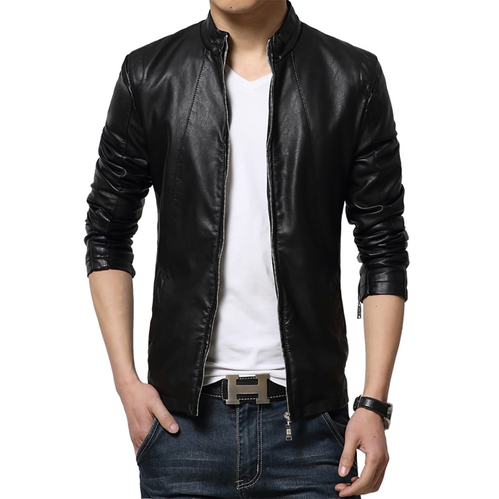 Gordania Men's Solid Bomber Jacket