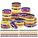 Libima 96 Pieces Halloween Party Rubber Bracelets Bulk Halloween Party Favors Silicone Wristbands Pumpkins Bats Ghosts Halloween Themed Party Supplies for Kids and Adults Gifts Favors, 8 Designs