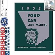 bishko automotive literature - Shop Service Repair Manual CD Engine Drivetrain Electrical OEM for The 1955 Ford Car