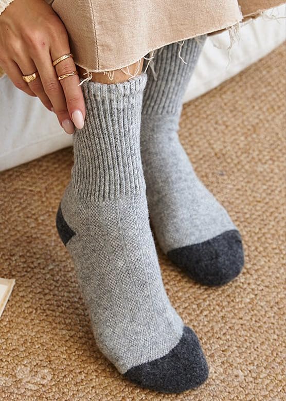 Grey Yak Wool Socks3