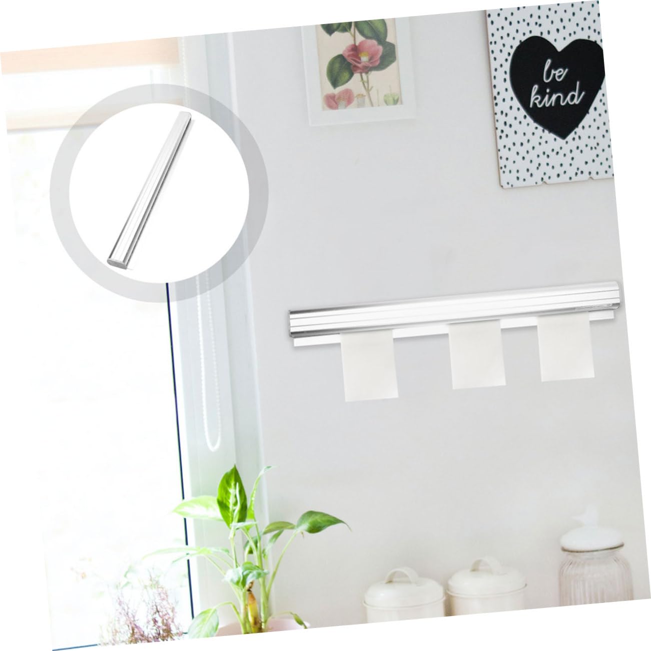 EXCEART 2St Einzelklemme Kassenzettelhalter Kompakter Bestellungsfixierer Küchenticket-Halter Spike-Beleghalter für den Schreibtisch Lebensmittel-Truck-Zubehör Aluminiumlegierung Silver