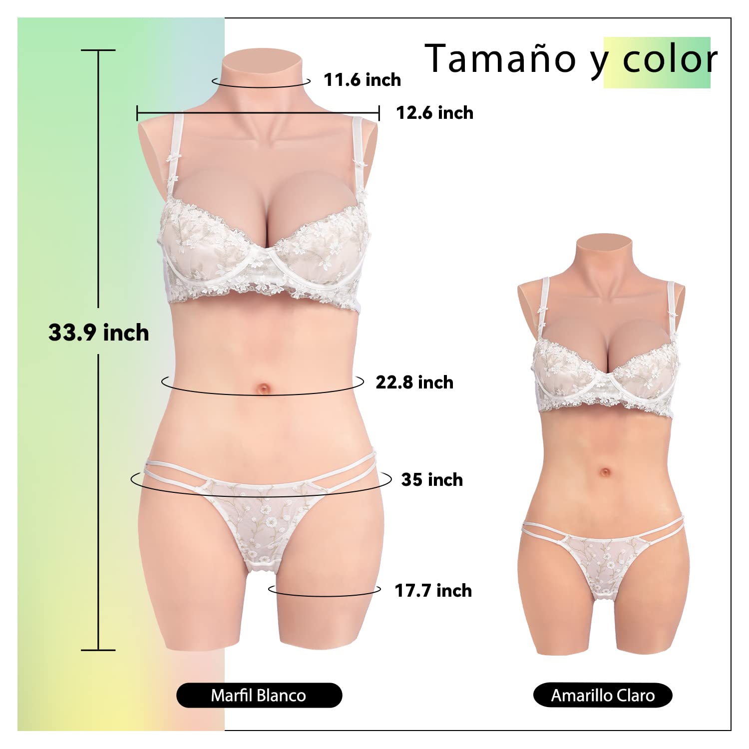 CYOMI Silicona Bodysuit Pechos de Silicona Pecho de Formas Travestis Tetasde Silicona Realistas Aplicable a Crossdresser Drag Queen Cosplay Mastectomía D Copas