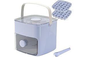 Premium Ice Cube Tray with Lid and Bin for Effortless Release