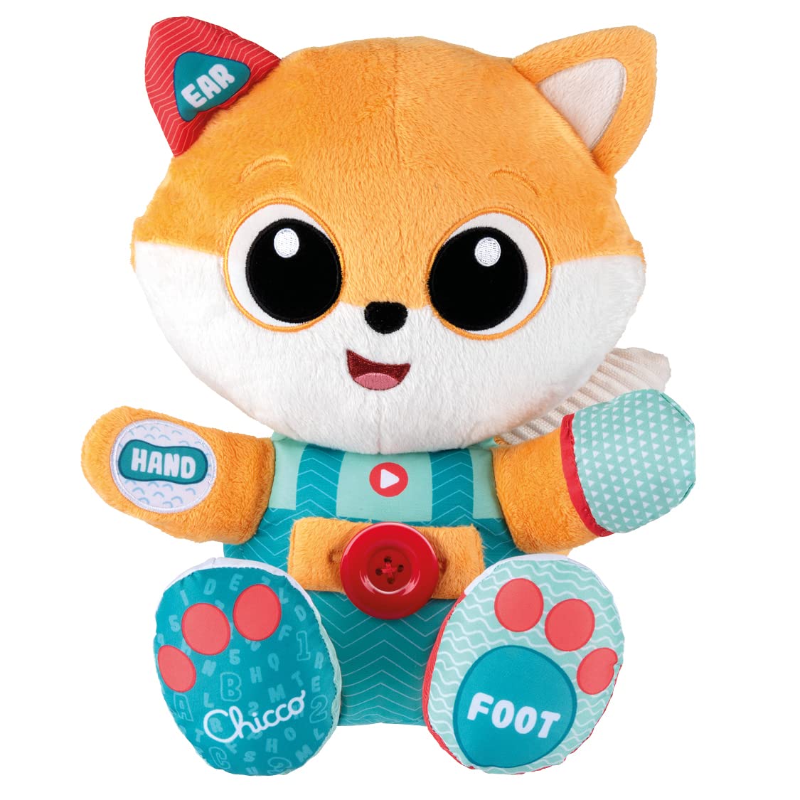 Chicco - Peluche Bilingüe, Color Marrón, Grande, 00011296000040