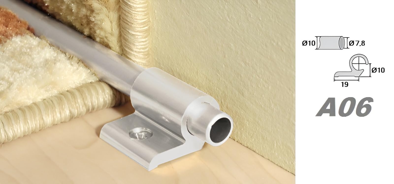 Neo Wall Lavalamp - Voet en kap - Zilver