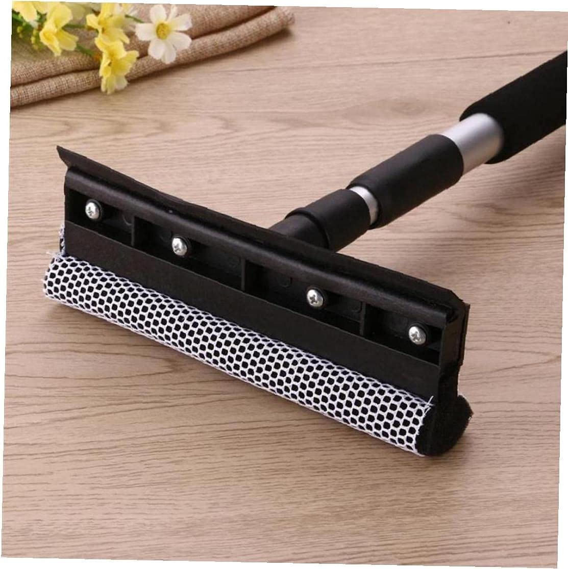 Window Squeegee with Sponge, 2 in 1 Window Squeegee Cleaning Tool Mesh Scrubber and Silicone Scraper with Telescopic Pole, Window Cleaner Wiper for Detachable Window Cleaning, Shower Car Wiper Sponge (B0BLRLR5YT) Amazon Price History, Amazon Price Tracker