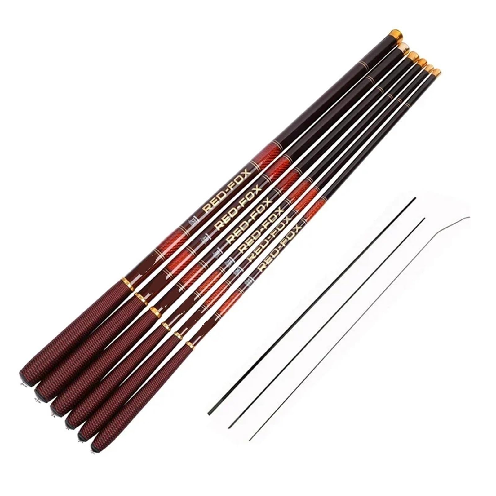 Canne A Peche Mer LéGèRe,Fishing Rod Casting Canne à pêche Ultra légère de 3.0 7.2M, Accessoire for la Carpe
