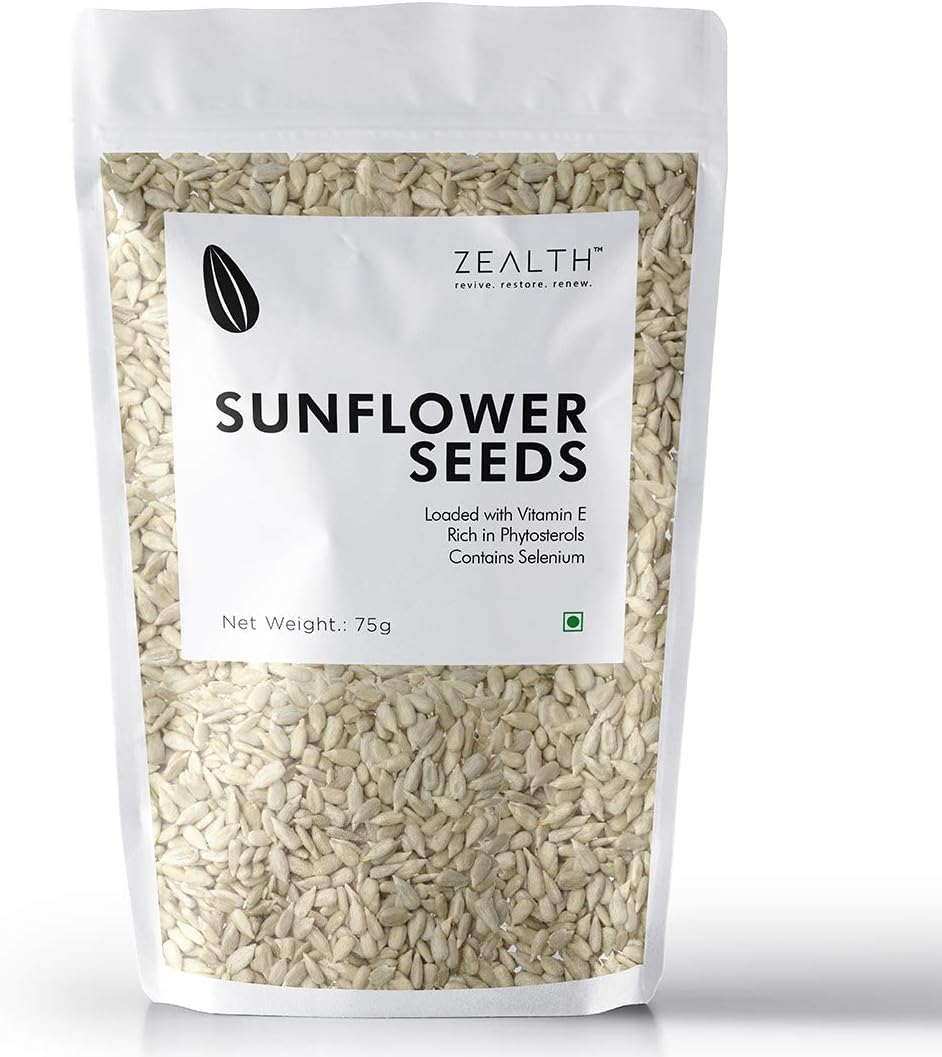 Zealth Sunflower Seeds - Unsalted | Without Shell - 75g