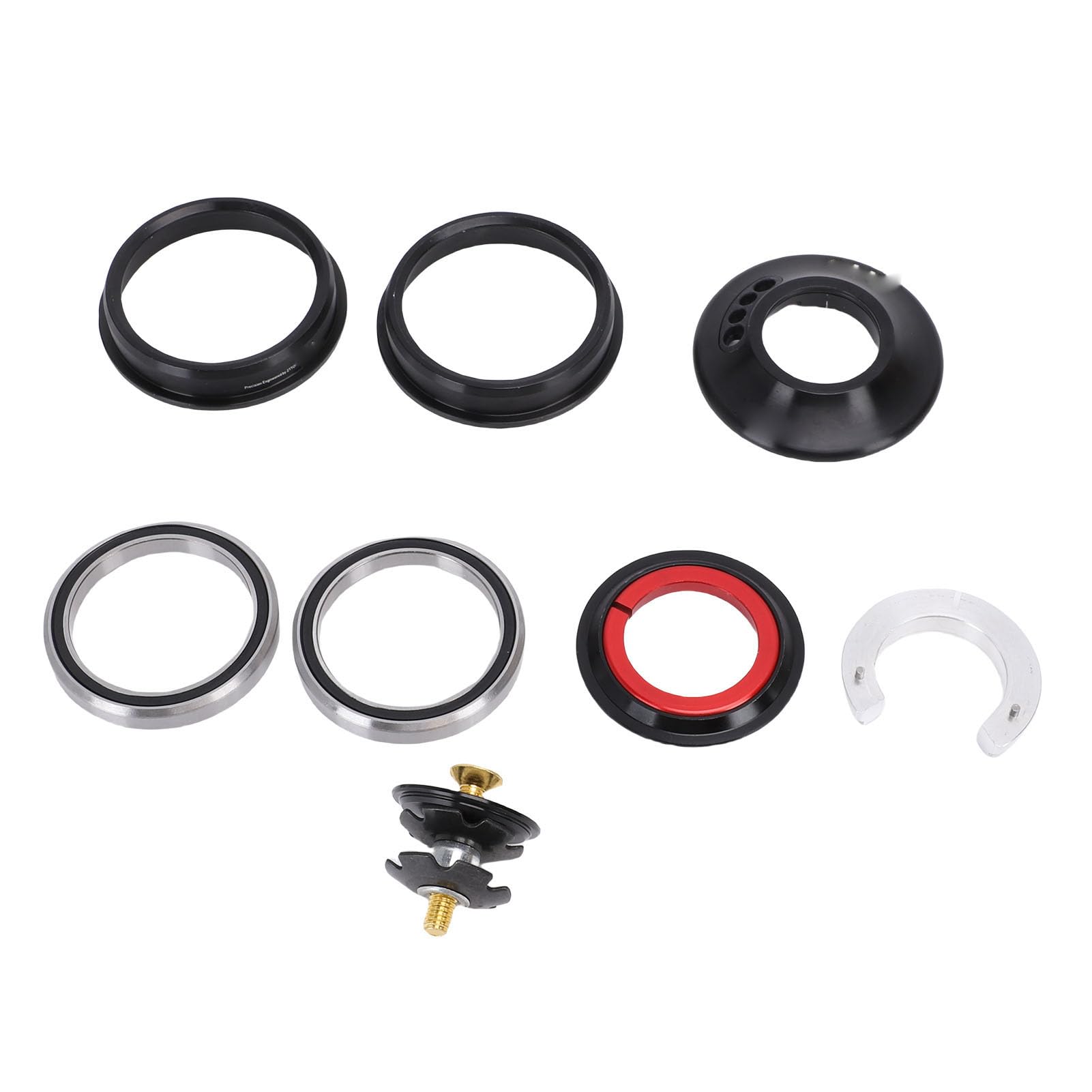 Zintegrowane stery Mavaol Bike do ram ZS56 Aluminiowa górna część 28,6 mm Dolna część 40 mm Wewnętrzne prowadzenie kabli Zestaw słuchawkowy rowerowy z uszczelnionymi łożyskami do