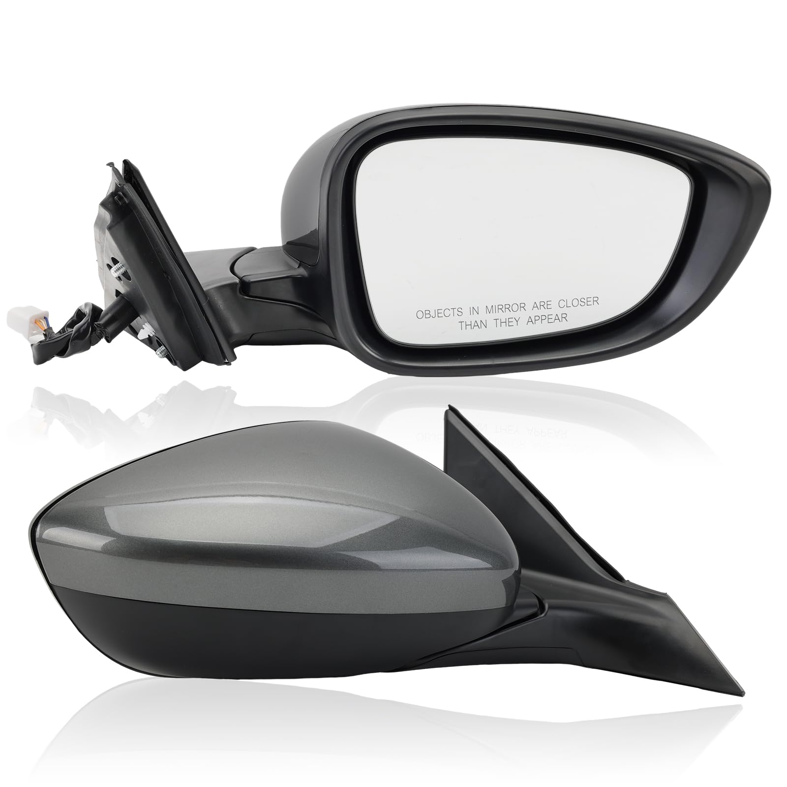 MOFOAP Right Passenger Side Mirror Compatible with Honda Accord 2018 2019 2020 2021 Mirrors with Power,Non-Heated,Sport 1.5T, Repalce 76258-TVA-A02