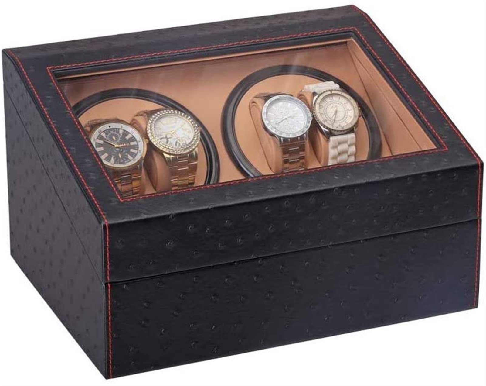 Boîte de remontoir de montre automatique pour éviter l'arrêt des mécanismes