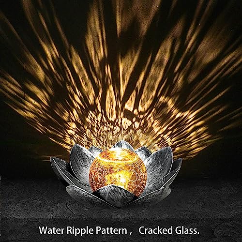 Solar lamp outdoor garden decoration, garden decoration, waterproof solar lotus flower lamp garden decoration - Image 2