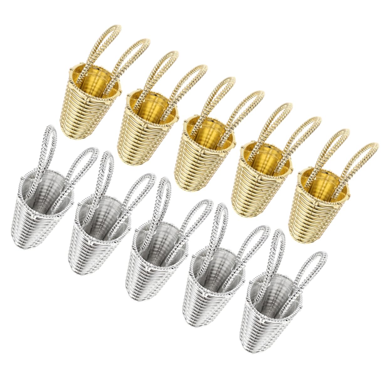 Cestino Portaconfetti a Forma di Fiore, 24 Pezzi Ps | Riutilizzabile, senza Sbavature, per Bridal Shower e Feste, Leggero e Pratico