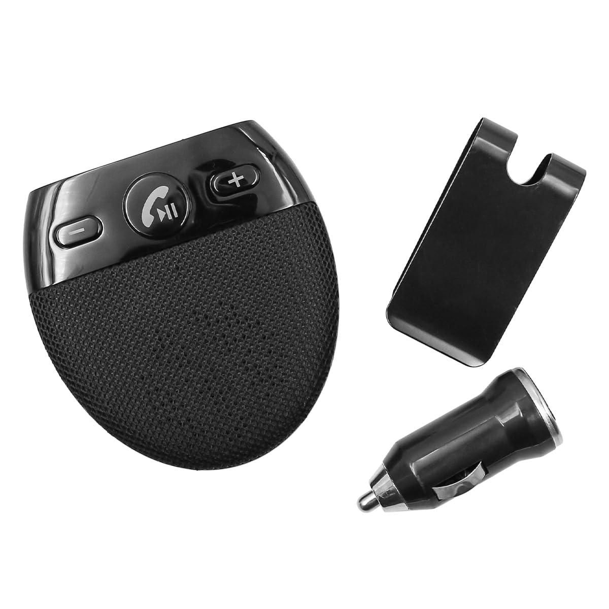 Kit vivavoce Bluetooth per auto - Altoparlante Bluetooth per aletta parasole - Lettore musicale - Accensione automatica
