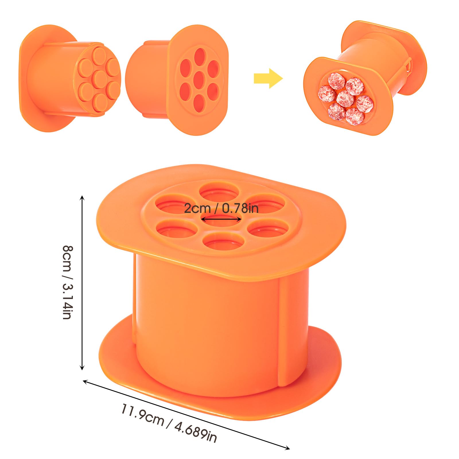 Macchina Per Hot Dog E Churros - Estrusore Con 7 Fori Per Salsicce E Dolci