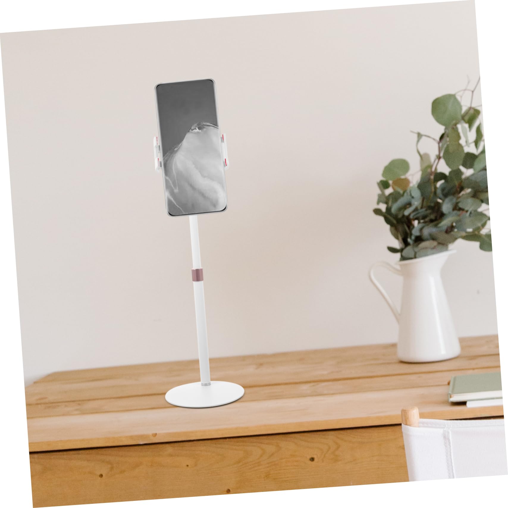 DOITOOL Supporto Tablet da Tavolo Bianco in Lega di Alluminio Abs