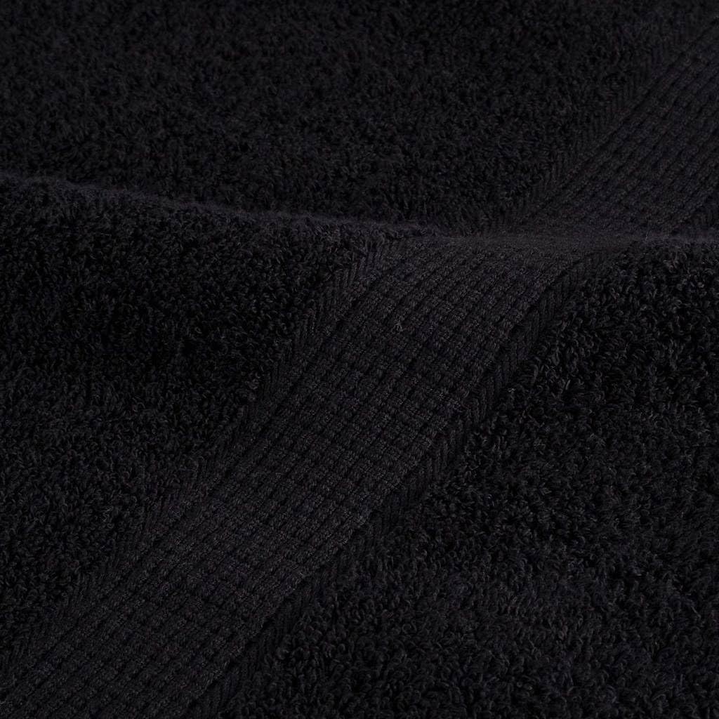 Genérico Toalla de Invitado SOLUND 25 pcs Negro 100 x 150 cm Algodón,Ropa de casa,Toallas-42007971
