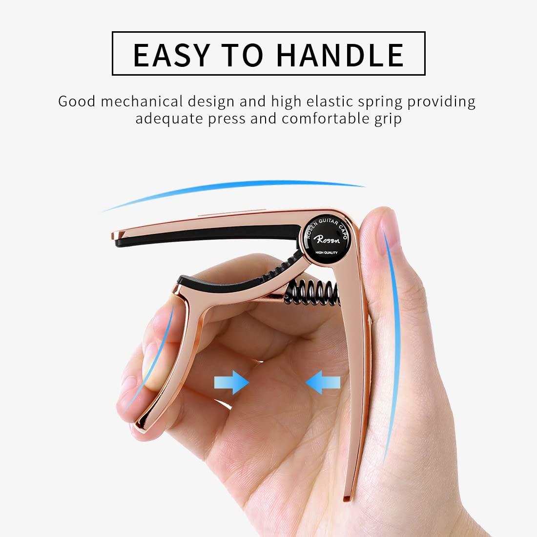 Rosen 3-in-1 Guitar Capo - Acoustic & Electric -4