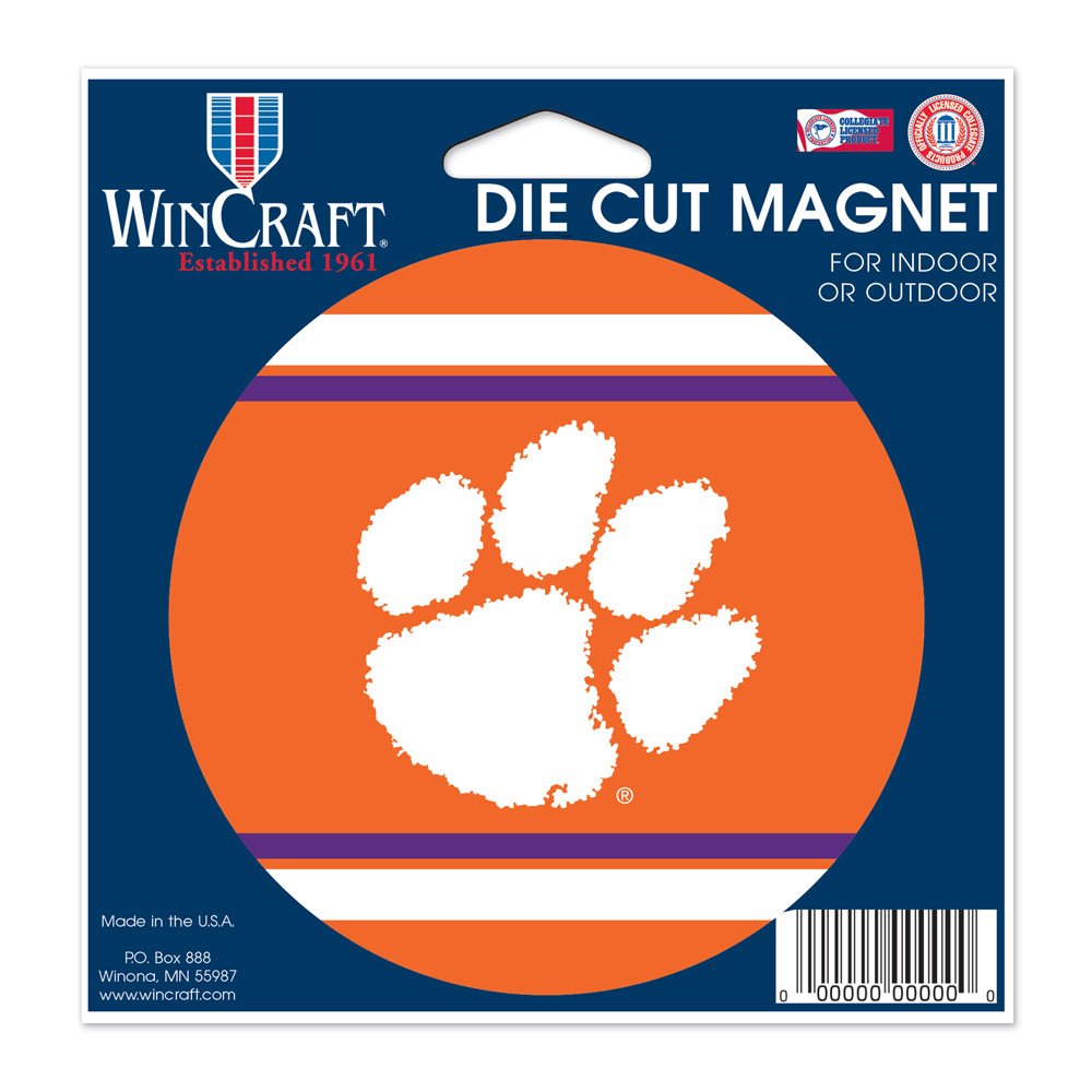 WinCraft Clemson University Die Cut Magnet 4.5
