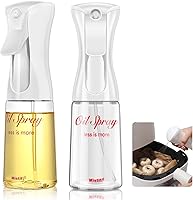Vista 10 de Mistifi Botella de PET de 6.8 fl oz versión mejorada. Botella de spray de niebla fina para freidora de aire, aceite de oliva, aceite de aguacate
