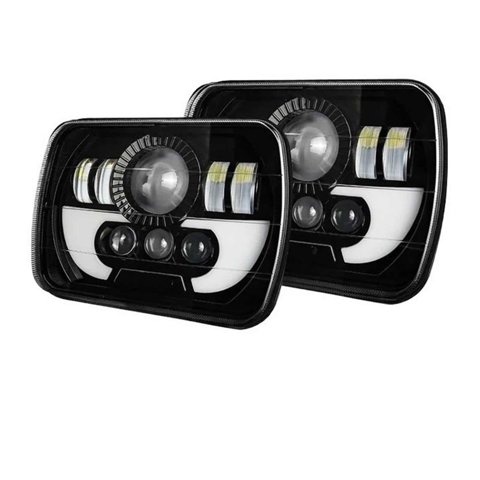 LED Oświetlenie pomocnicze 7x6 '' 5X7 Cali Kwadratowy Reflektor