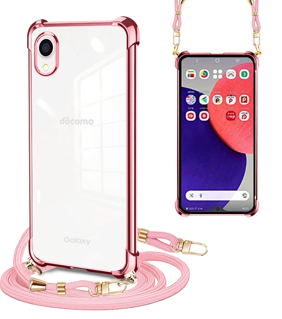 Amazon.co.jp: PAILAIMEN galaxy A22 ケース クリア ショルダー耐衝撃