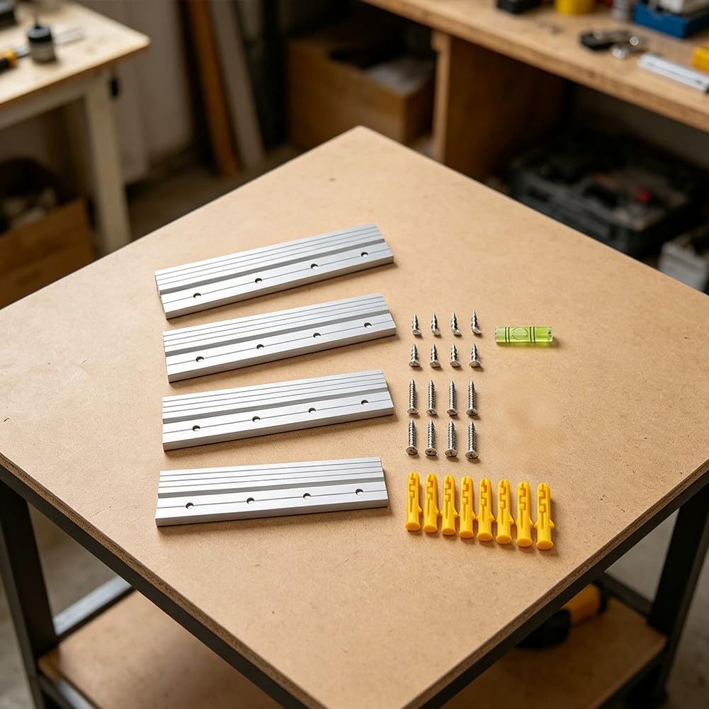 Kit Cleat Interbloqueo Aluminio para Pared