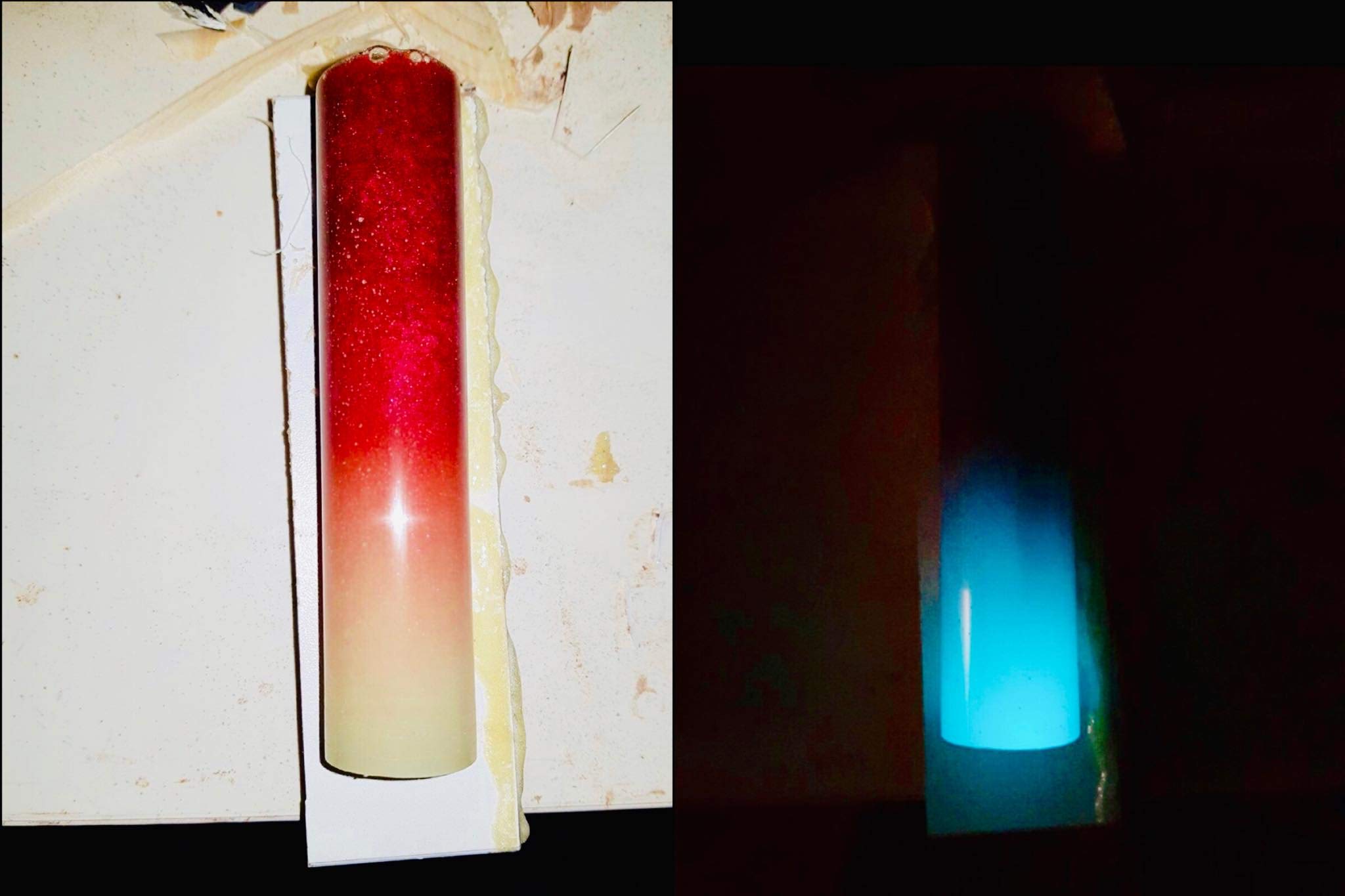 Kleurstoffen voor het opsporen van lekken UV-fluorescerend gekleurde