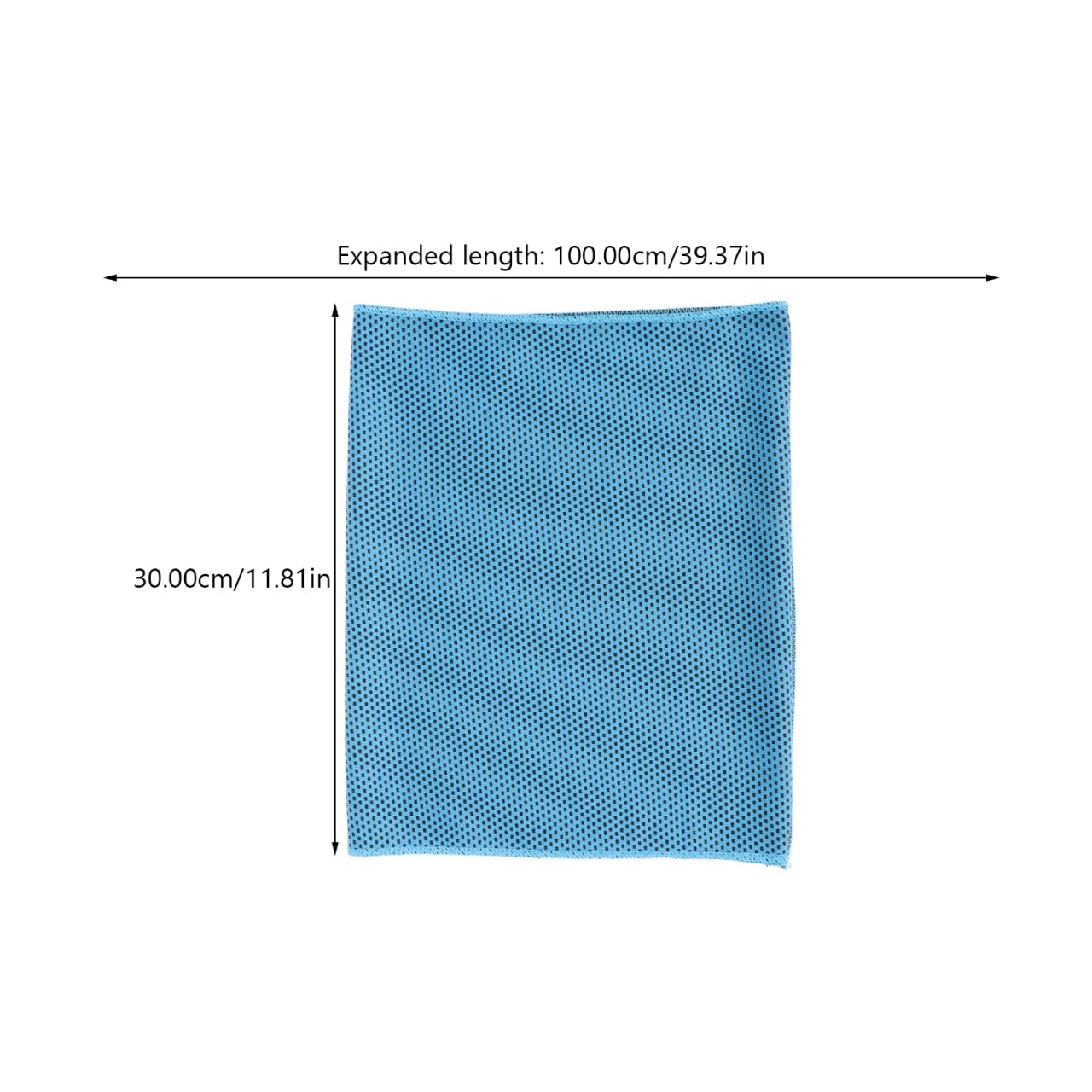 ifundom Sportkühltücher 4Er Set Hautfreundliche Kühlhandtücher 39.37X11.81 Zoll Mikrofaser Schweißabsorbierende Leichte Handtücher Für Fitness Yoga Laufen Radfahren Outdoor
