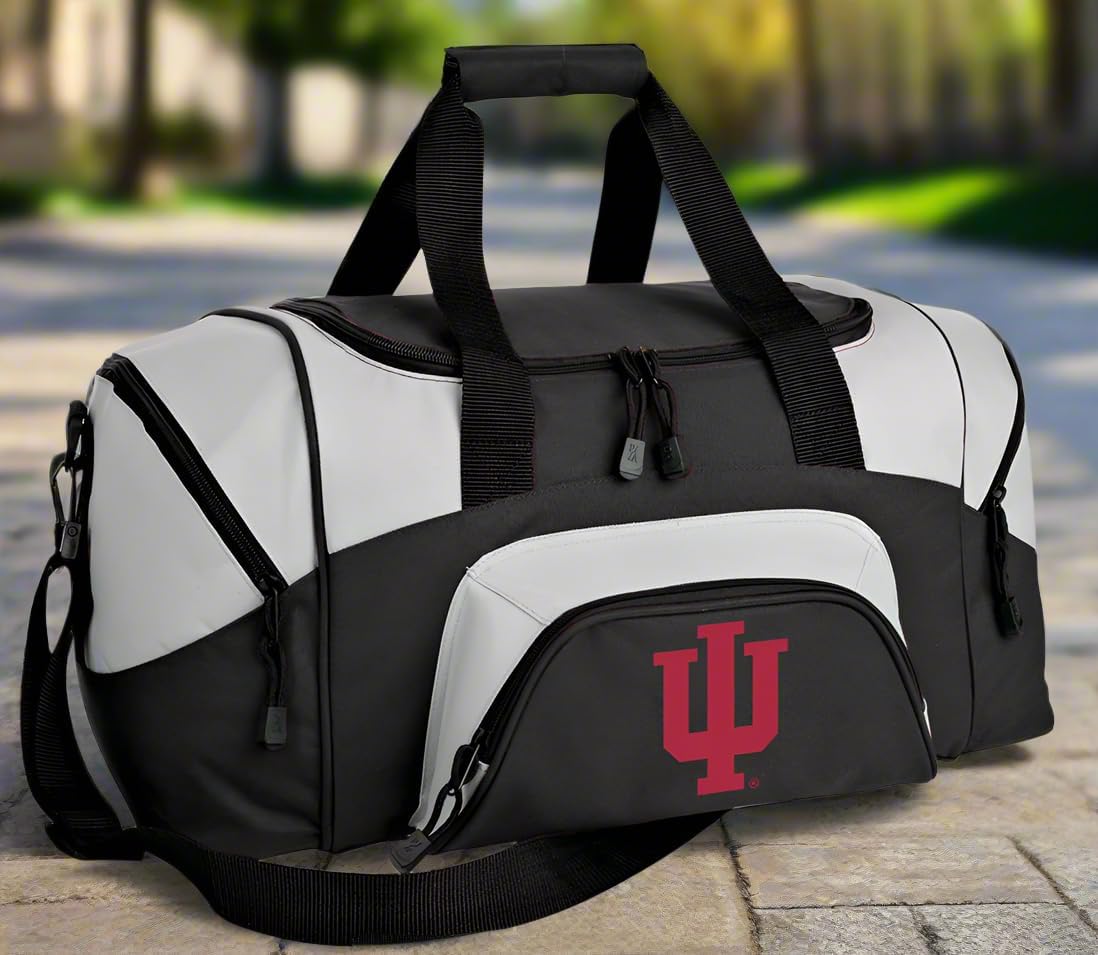 SMALL IU Duffel Bag Indiana University Gym Bags or Suitcase