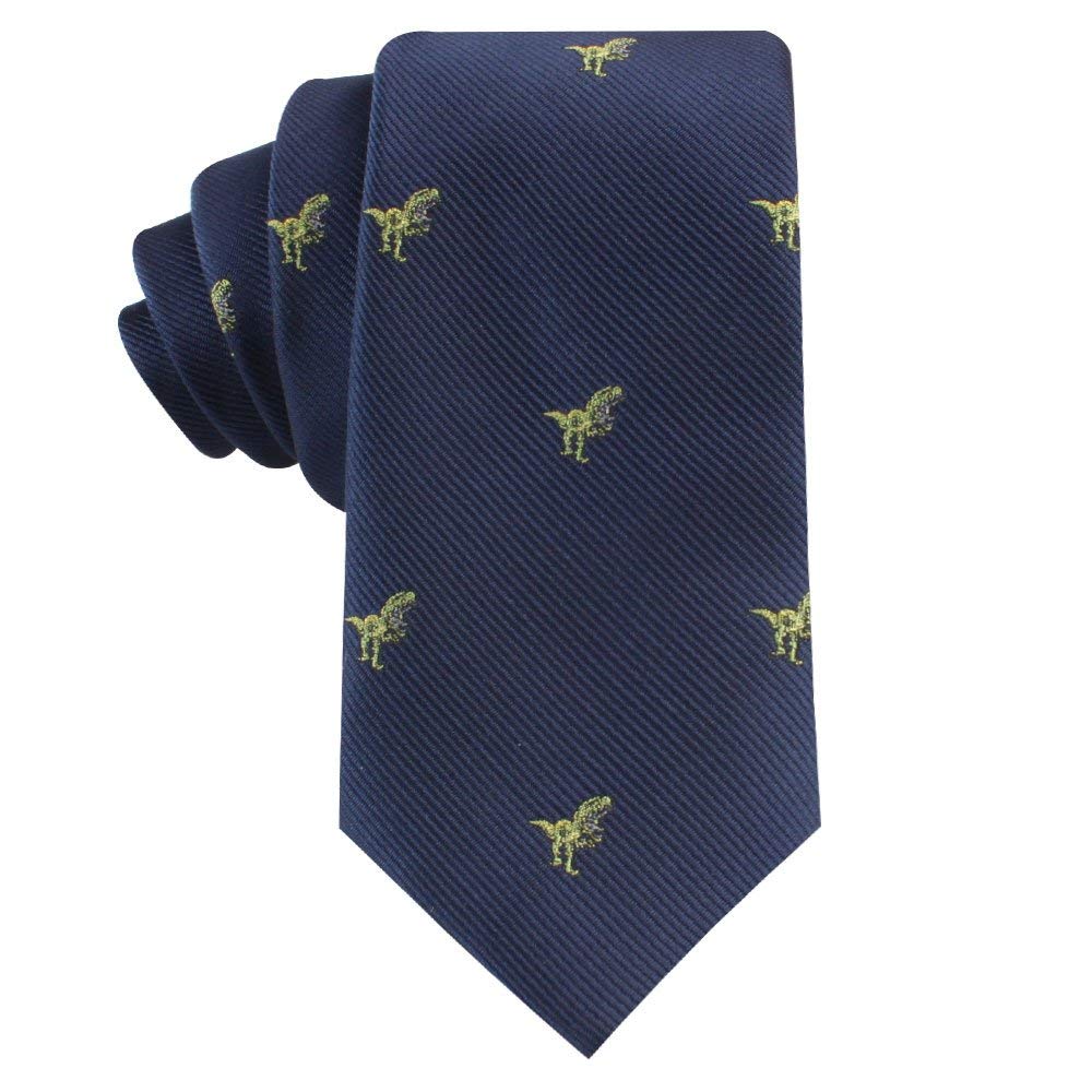 AUSCUFFLINKS Animal Ties | Woven Skinny Neckties | Groomsmen Wedding Ties | Work Ties for Him