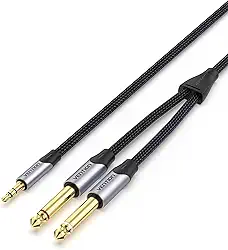 Cabo Audio Estéreo P2 Para 2*P10 Mono 2 metros Vention