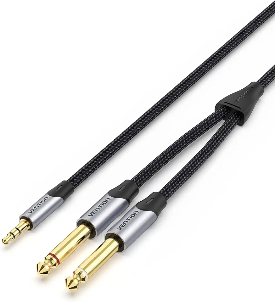 Cabo Audio Estéreo P2 Para 2*P10 Mono 2 metros Vention