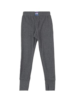 Lux Parker Girl's Black Melange Thermal Trouser (Size : 65cm)