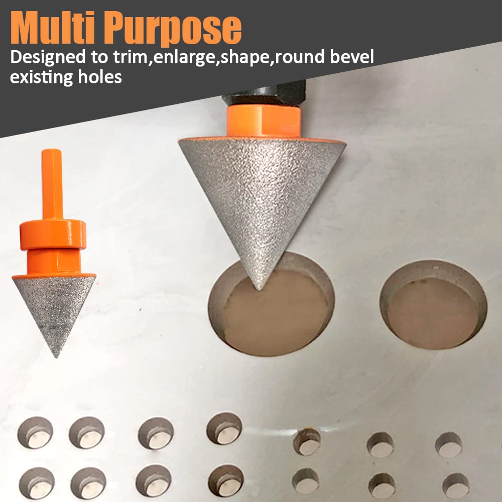 Diamond Chamfer Bits - Tile Milling Set -2
