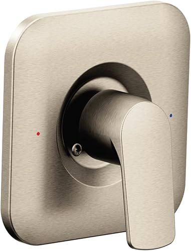 Miniatura 6 de Moen T2811BL Rizon Posi-Temp - Kit de molduras de ducha moderno con equilibrio de presión, requiere válvula, negro mate