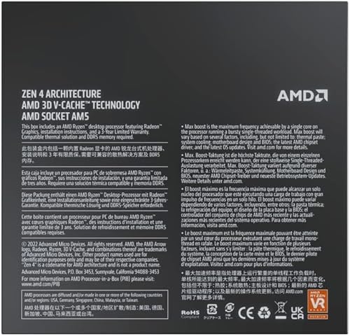 Miniatura 4 de AMD Procesador de escritorio Ryzen™ 9 7950X3D de 16 núcleos y 32 hilos
